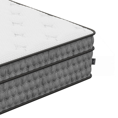 Twin Zen Comfort 11" Gel-Infused Euro-Top Hybrid Mattress