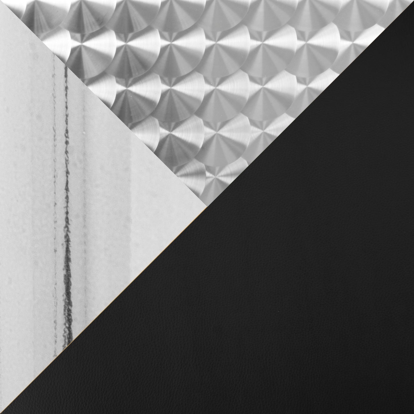 Contemporary Adjustable Bar Set, 3-Piece Square Bistro, Metal Frame, PVC Cushions, Finish Black