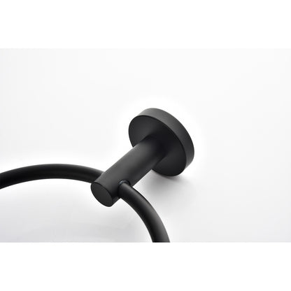 6 Piece Stainless Steel Bathroom Towel Rack Set Wall Mount