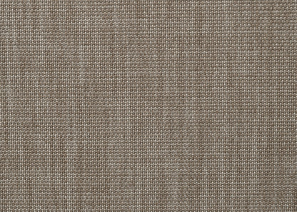 Upholstered Nailhead Bench with Tan Seat, Solid Wood Frame, 48.6 x 15.2 x 18 in, Antique Gray Finish