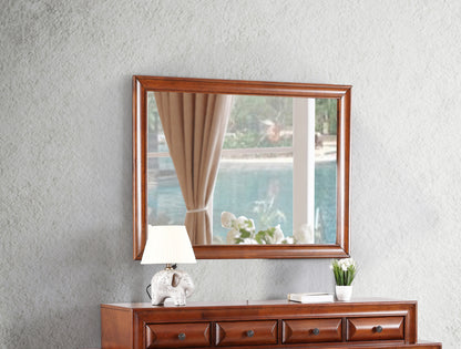 LaVita Transitional Oak Mirror by Glory Furniture - G8850-M