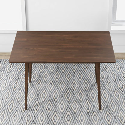 Mary Modern Style Solid Wood Rectangular Dining Kitchen Table
