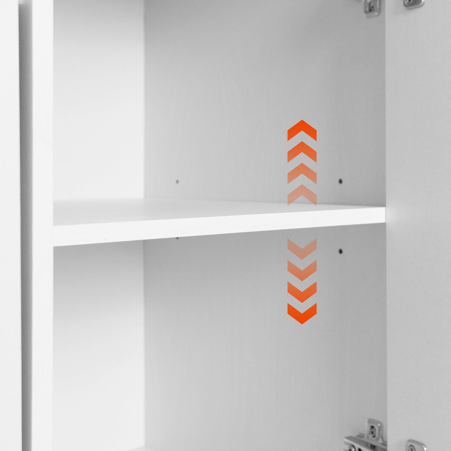 Rolling White Kitchen Island with Drop Leaf and Tilt-out Trash Can Storage, Spice Rack & Towel Rack