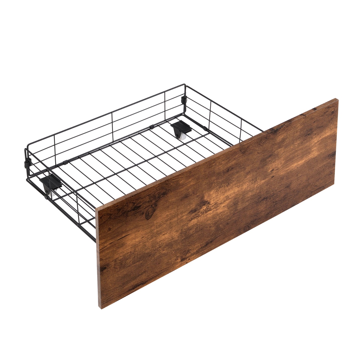 Modern Queen Bed Frame with LED Headboard, Integrated Charging Station & Storage Drawers – Sturdy Metal Platform, No Box Spring Required