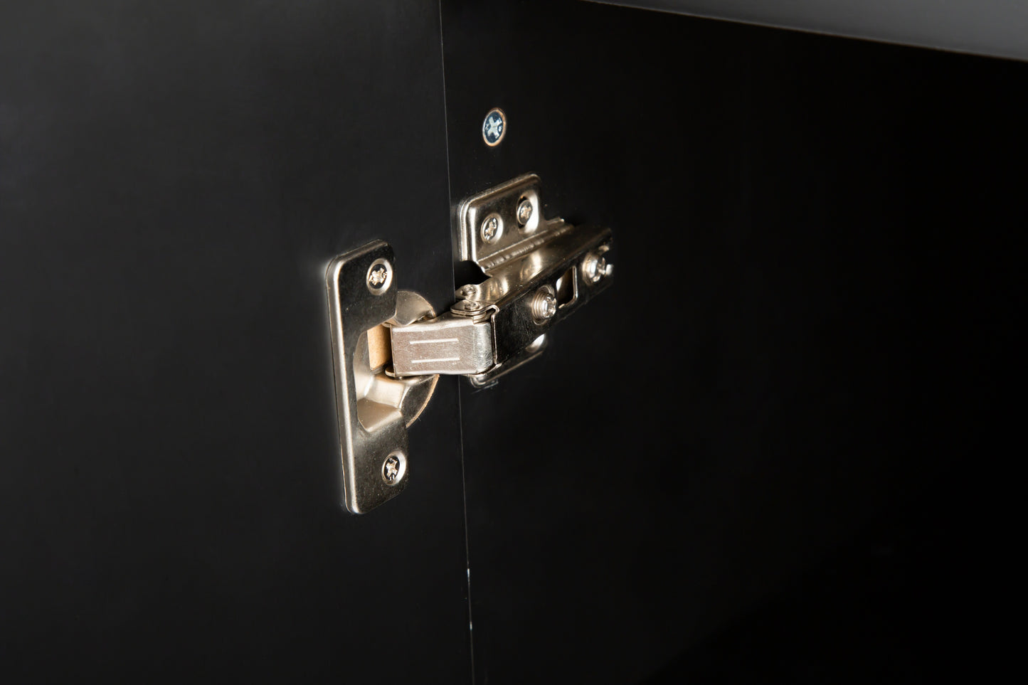 Mobile Kitchen Island with Rubber Wood Top, Adjustable Shelves & Spice Rack - Black-Beech Finish