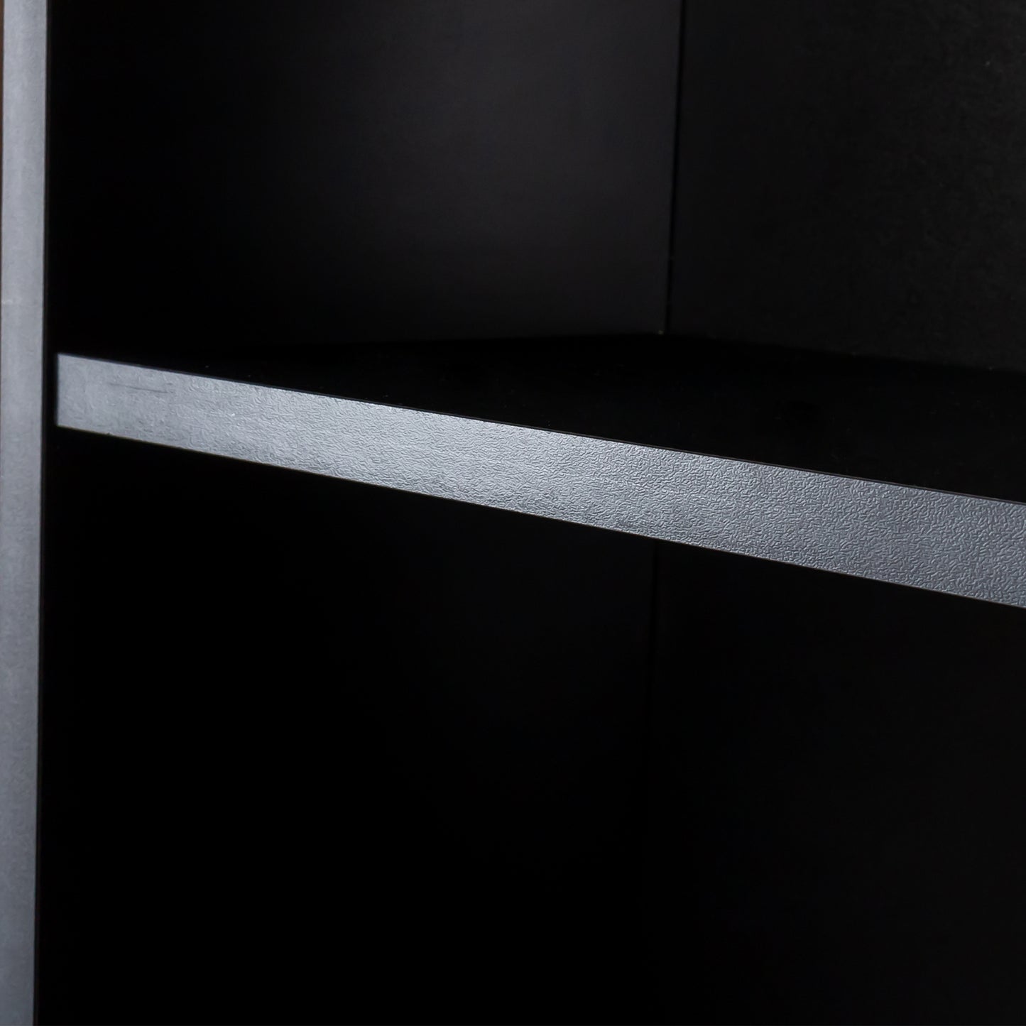 Vanity Desk for Hair Styling with Multi-Layer Storage and Large Capacity, Home Salon Black