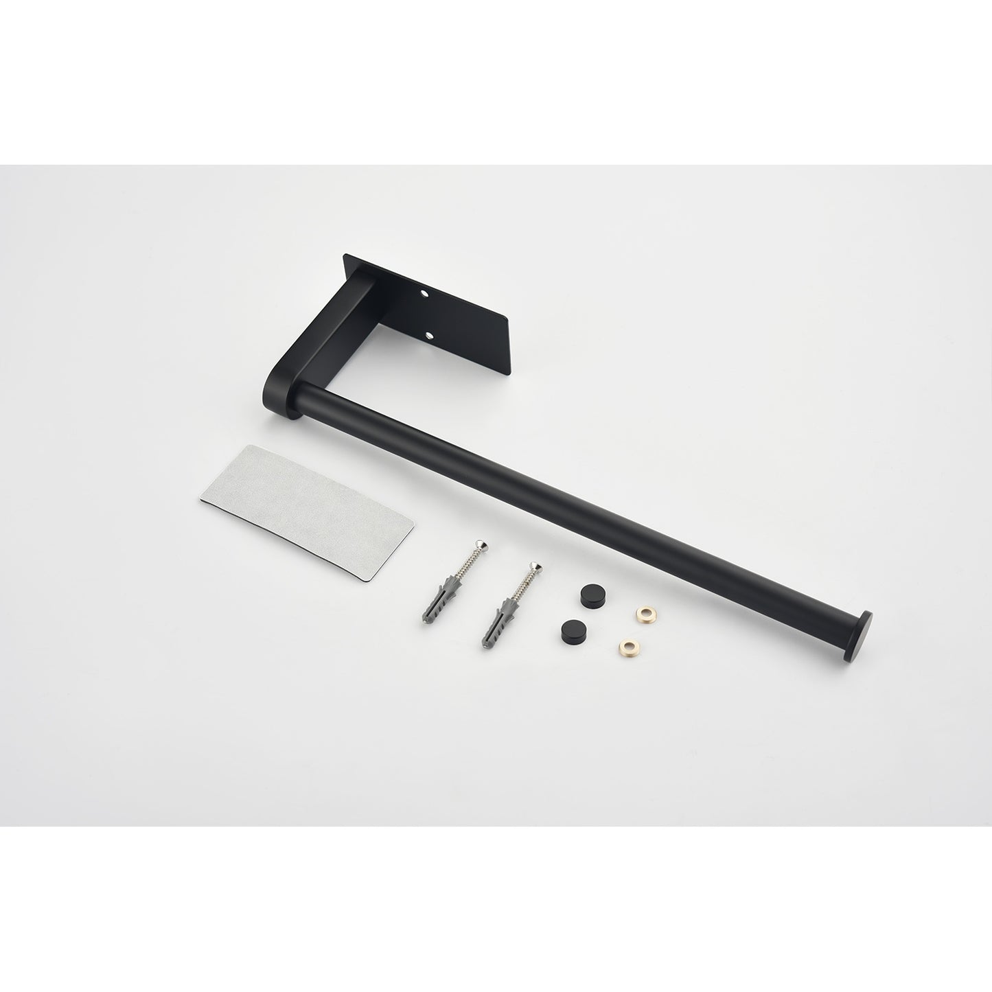 2 Pack Paper Towel Holder Wall Mount, Self-Adhesive or Drilled Paper Towel Holder Under Cabinet. Suitable for kitchen, bathroom, pantry