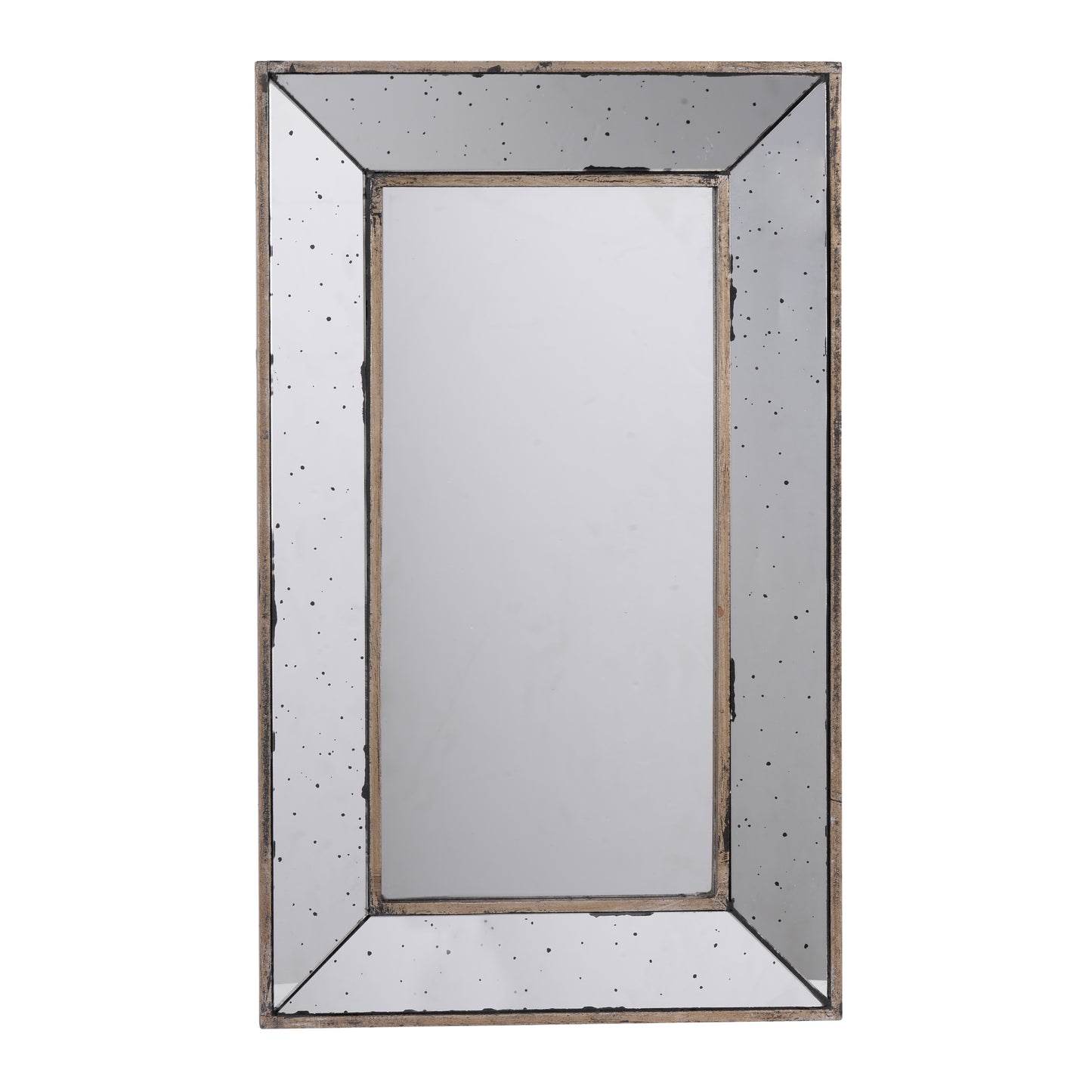 Versatile 16.5x24" Vintage-Style Wall Mirror and Decorative Tray