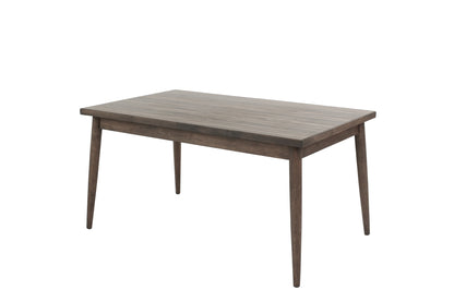 Solid Wood Rectangle Dining Table Dining Room Walnut Finish