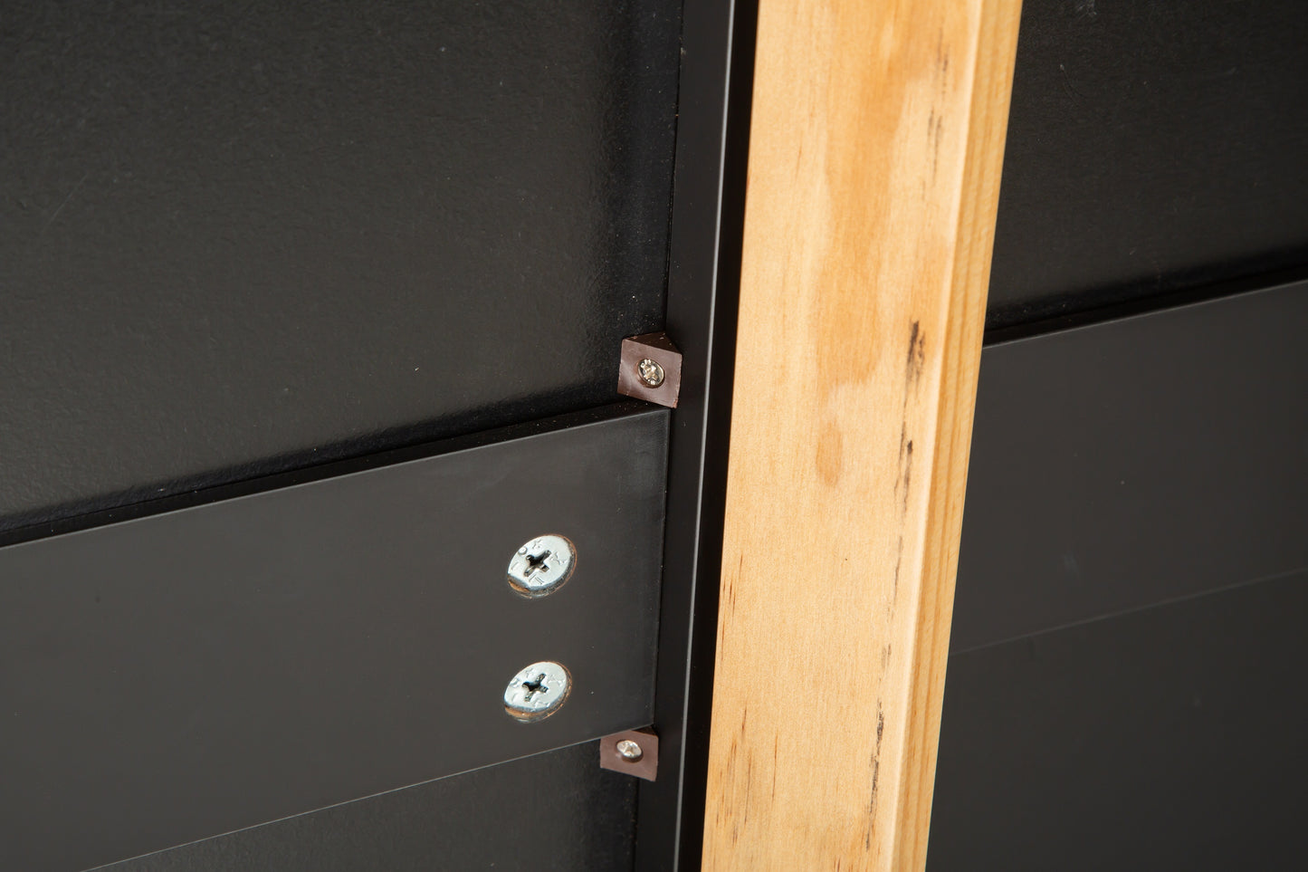 Mobile Kitchen Island with Rubber Wood Top, Adjustable Shelves & Spice Rack - Black-Beech Finish