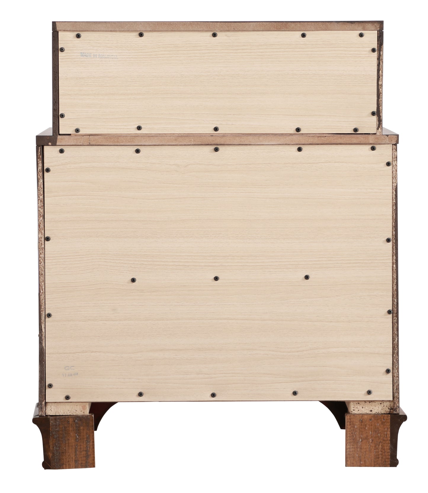 Charming Oak Nightstand With Curved Fronts