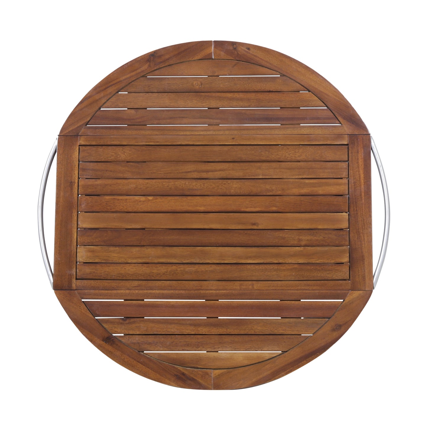 Tillary Drop Leaf Outdoor Bar Cart With Wine Rack Oak Finish