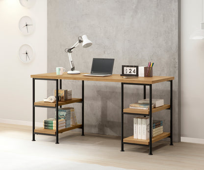 Elegant Golden Oak Writing Desk