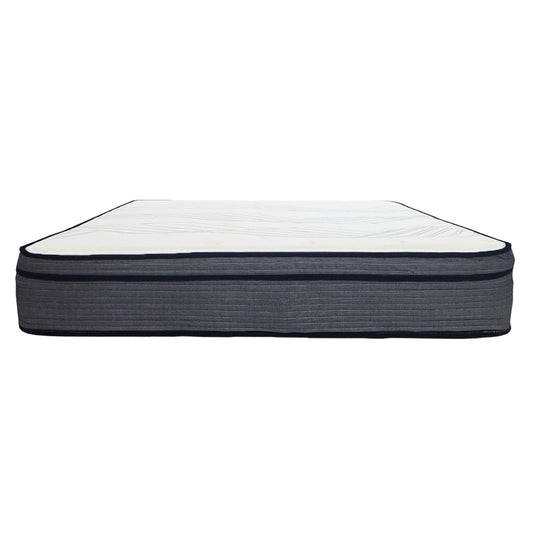 14" Premium Hybrid Plush Foam Mattress - Full Size, Breathable Polyester Knit Cover, Multi-Layer Support System