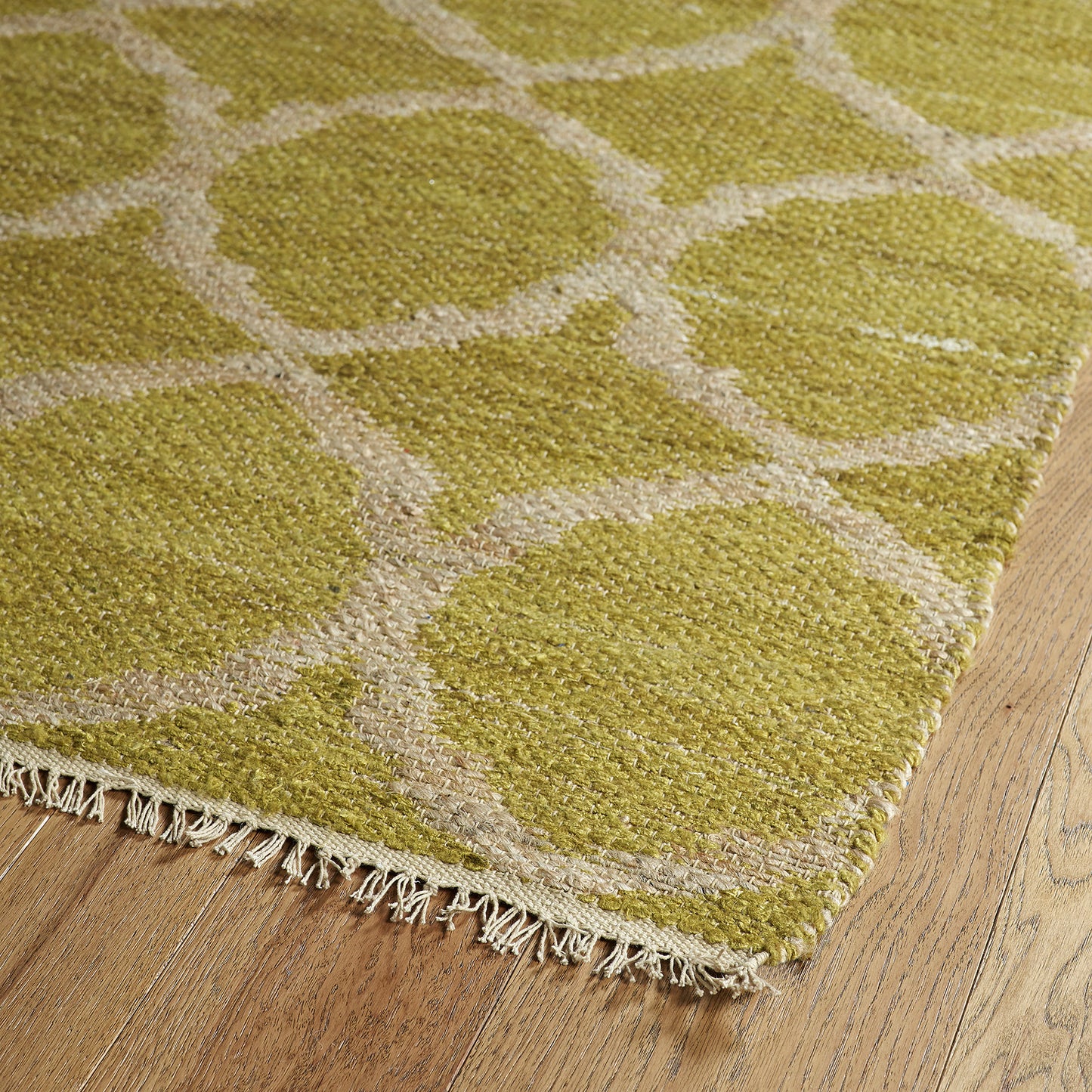 Textured Loop Pile Area Rug, 5x7'9in, Indoor Jute, Reversible, Casual Contemporary Modern, Light Green