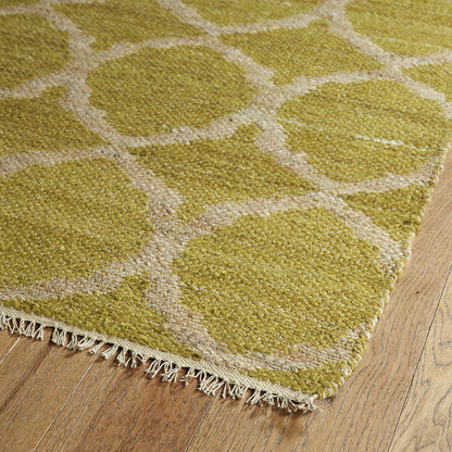 Textured Loop Pile Area Rug, 5x7'9in, Indoor Jute, Reversible, Casual Contemporary Modern, Light Green