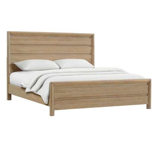 Clove Tan Queen Panel Bed by Wallace & Bay