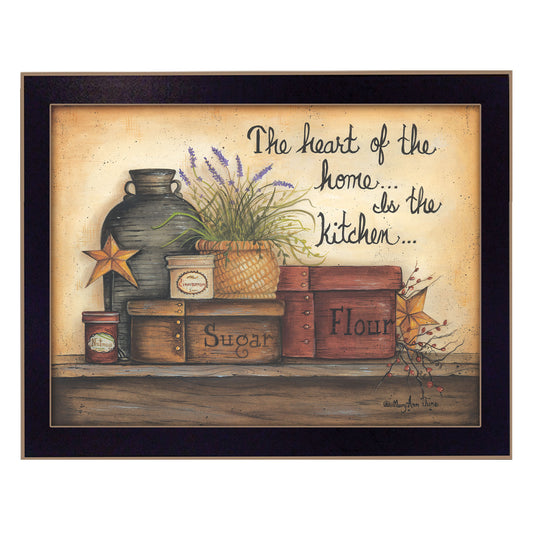 18x14 in Printed Wall Art, Ready-to-Hang Poster for Kitchen and Living Room, Paper Print Multicolor