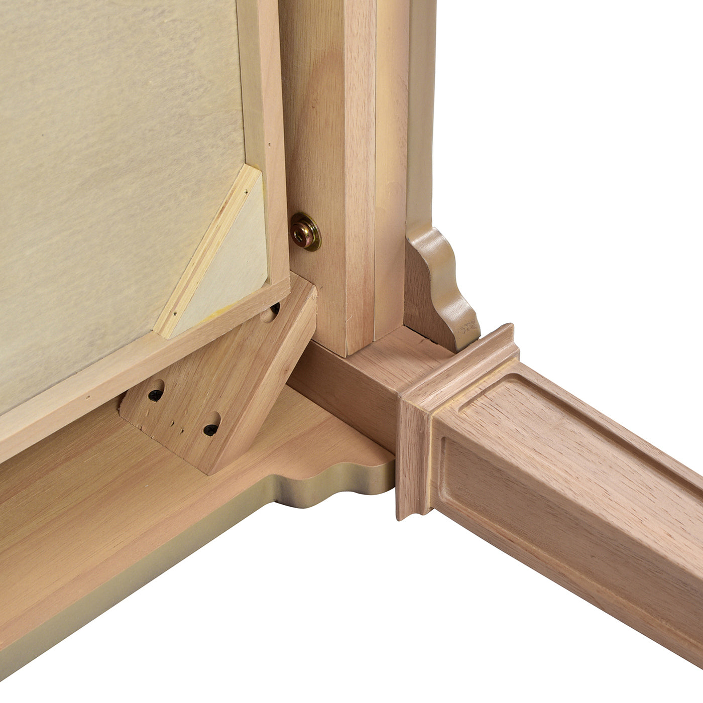 Elegant 55" Solid Wood Executive Desk with 3 Soft-Close Drawers in Natural Brown Finish