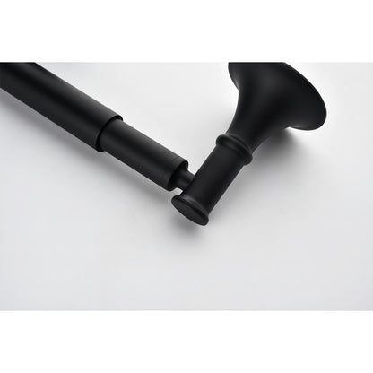 6 Piece Brass Bathroom Towel Rack Set Wall Mount