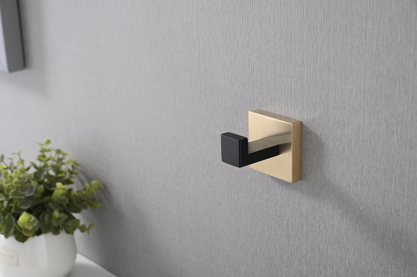 4 Pack Wall-Mounted Stainless Steel Bathroom Towel Hooks/Coat Hooks for Bathroom, Bedroom, Kitchen