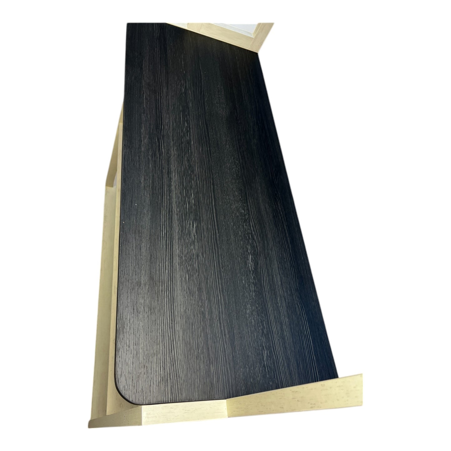 39.37" Stylish Black and White 5-Tier Kitchen Baker's Rack with Storage, Coffee Bar, and Microwave Stand