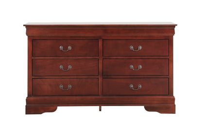 Elegant Cherry Louis Philippe G2100-D Dresser by Glory Furniture