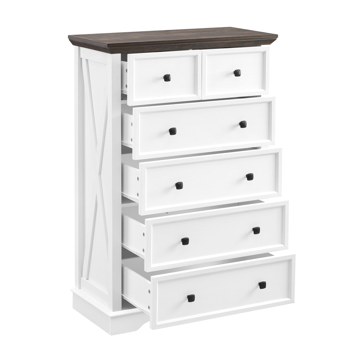Elegant 6-Drawer Tall Chest of Drawers for Stylish Storage and Organization