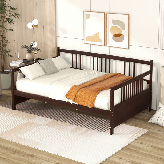 Espresso Full Size Daybed with Support Legs and Elegant Design