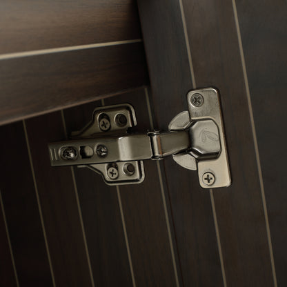 30-Inch Wall-Mounted Modern Bathroom Vanity with Eco-Friendly Resin Sink and Soft-Close Doors