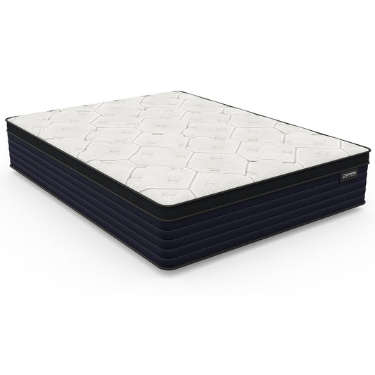 Cleo Cool Copper 14" Euro-Top Mattress - Queen Size with Firm Support