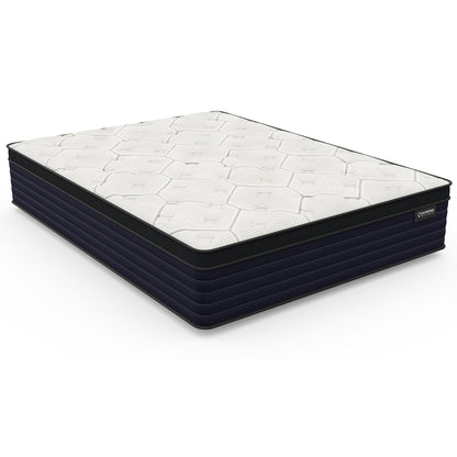 Cleo Cool Copper King Hybrid Euro-Top Mattress - 14" Firm Comfort