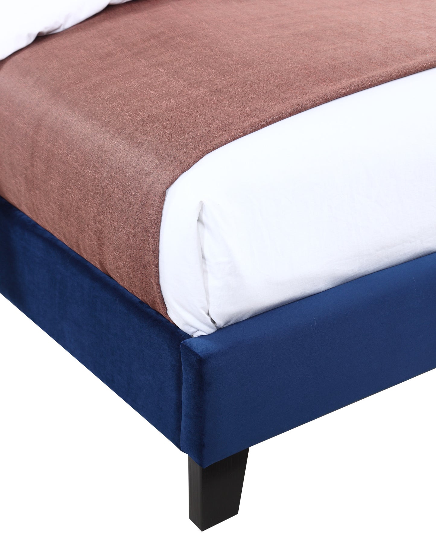 Wallace & Bay Luma Navy Queen Upholstered Bed