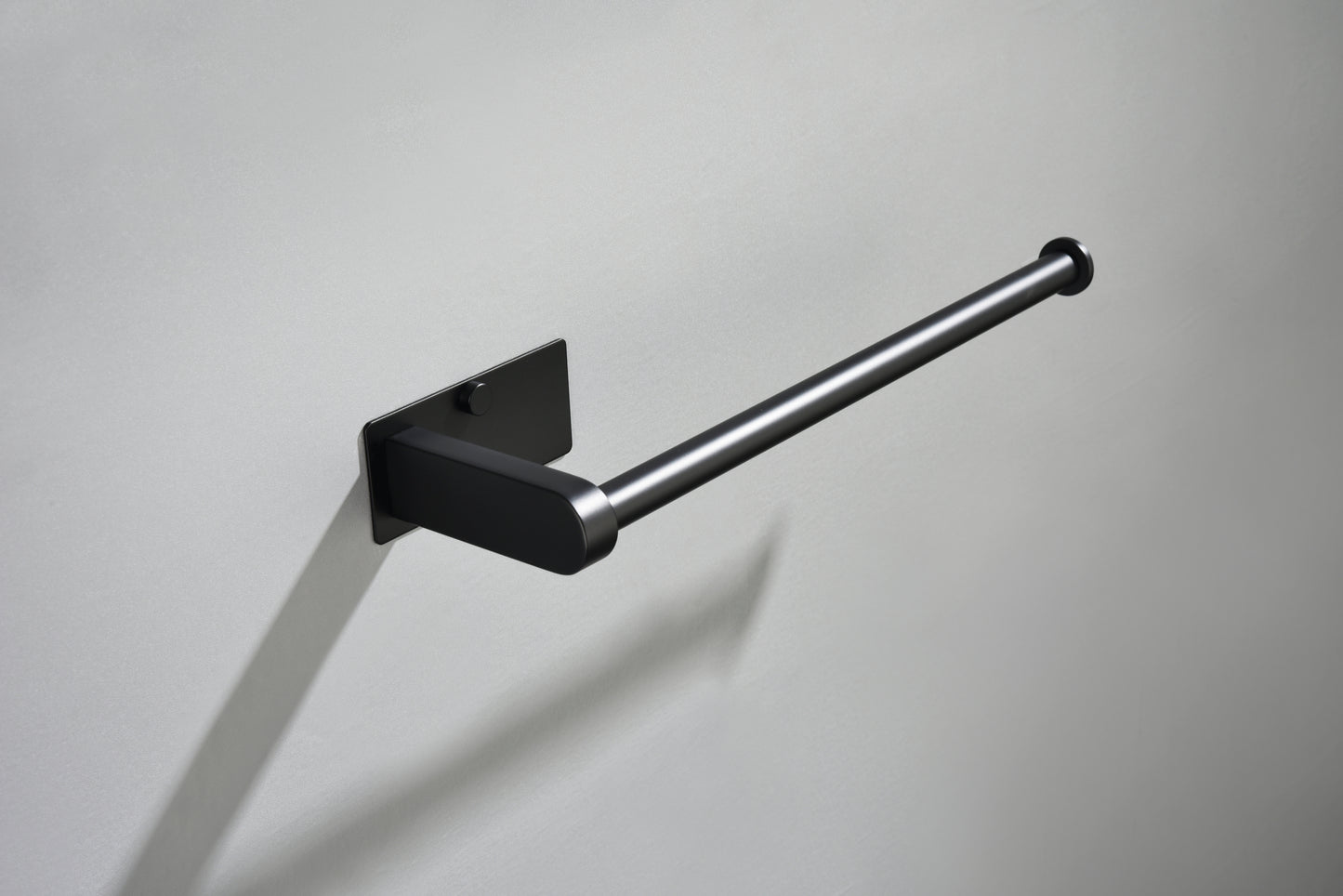 2 Pack Paper Towel Holder Wall Mount, Black Paper Towel Holder Under Cabinet, Self Adhesive Paper Towel Holders, Kitchen Towel Holder for Kitchen Organization and Storage (12inch, 2 Pack)