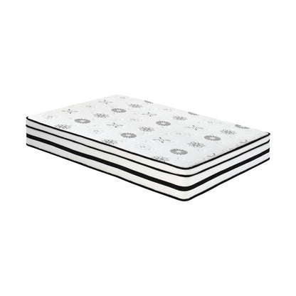 12-Inch Plush Hybrid Mattress with Breathable Quilted Cover - Full Size Luxury Foam Mattress in a Box