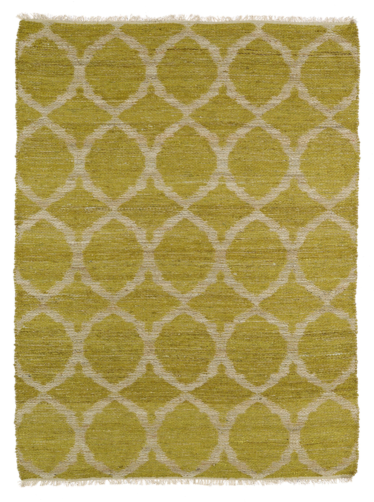 7'6 x 9' Rectangle Area Rug - Hand-Loomed Textured Loop Pile, Jute, Reversible, Transitional Contemporary Indoor Rug Light Green