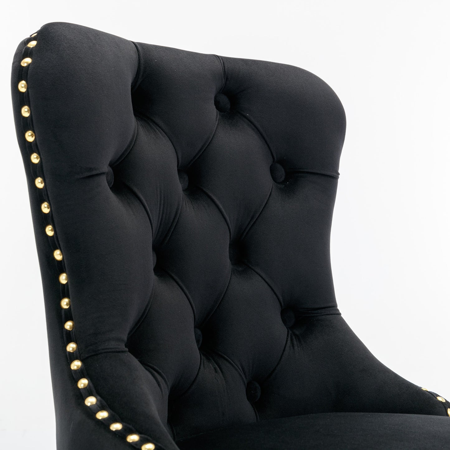 Black Velvet Bar Stools Adjustable Height 27 To 35 Inches