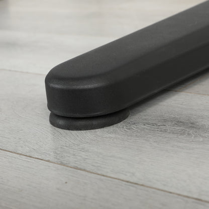 Adjustable Hand Crank Drafting Table with Stool and Metal Drawers (Black)