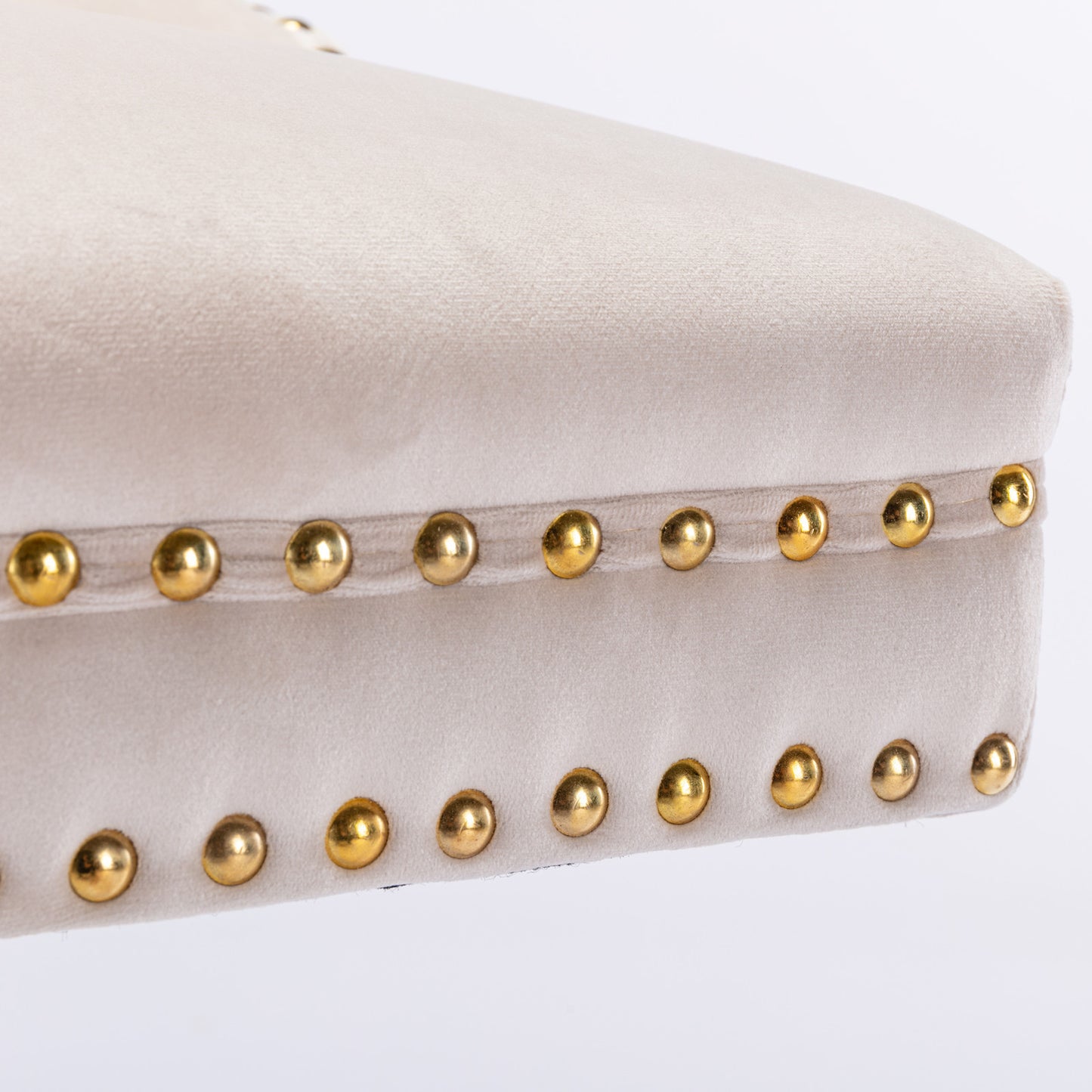 Beige Velvet Swivel Bar Stools Set Of 2 Adjustable