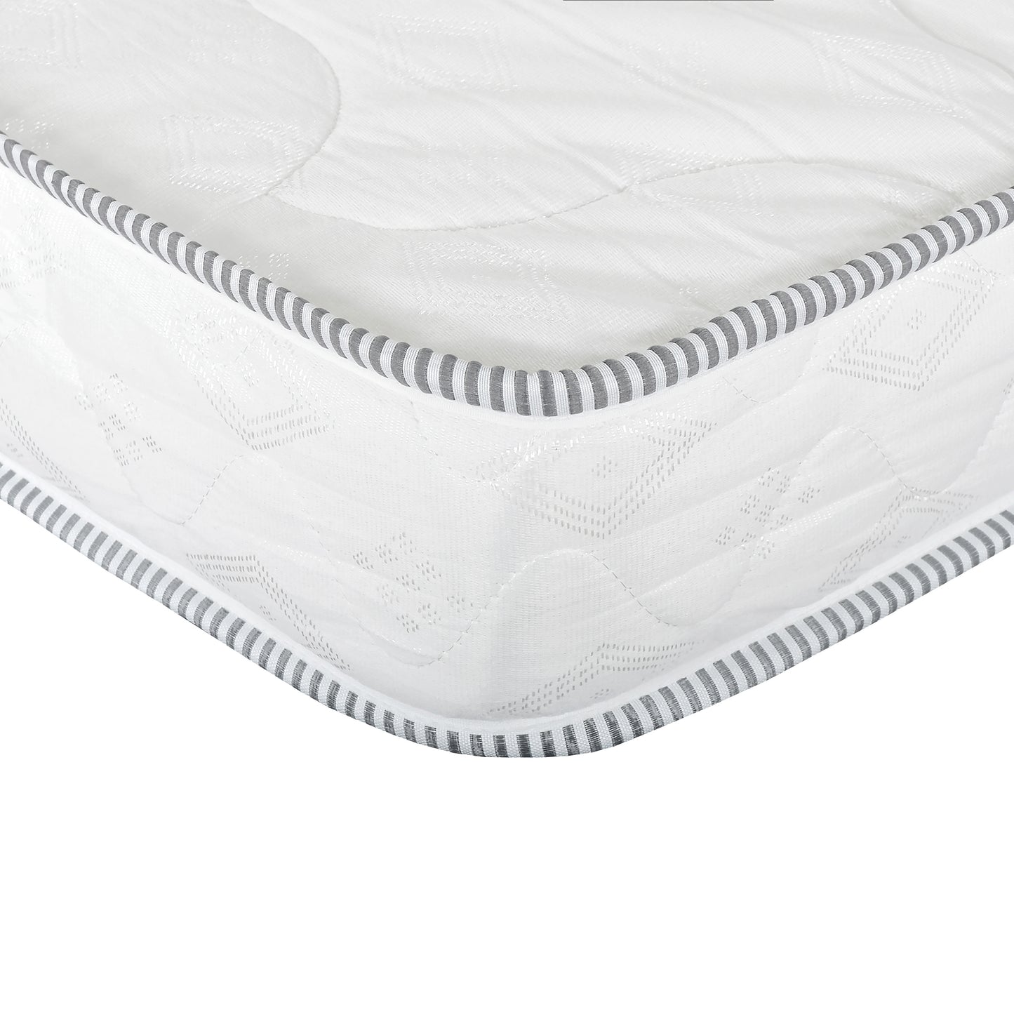 6-Inch Dual-Sided High-Density Foam Mattress for Twin Beds, Lightweight and Durable, White