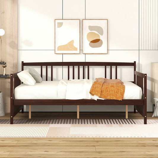 Espresso Full Size Daybed with Support Legs and Elegant Design
