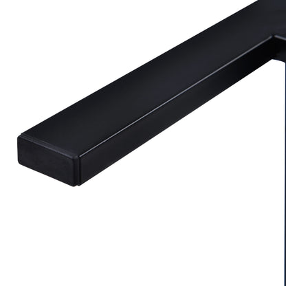 Counter Height Dining Table With 3 Stools Footrest Brown