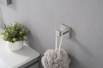 2 Pack Wall-Mounted Stainless Steel Bathroom Towel Hooks/Coat Hooks for Bathroom, Bedroom, Kitchen