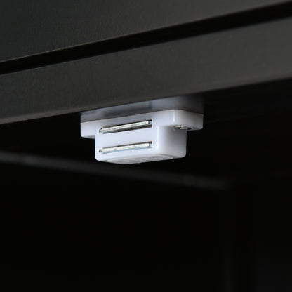 Versatile Kitchen Island Cart with Locking Wheels, Solid Wood Top, Ample Storage and Spice Rack (Black)