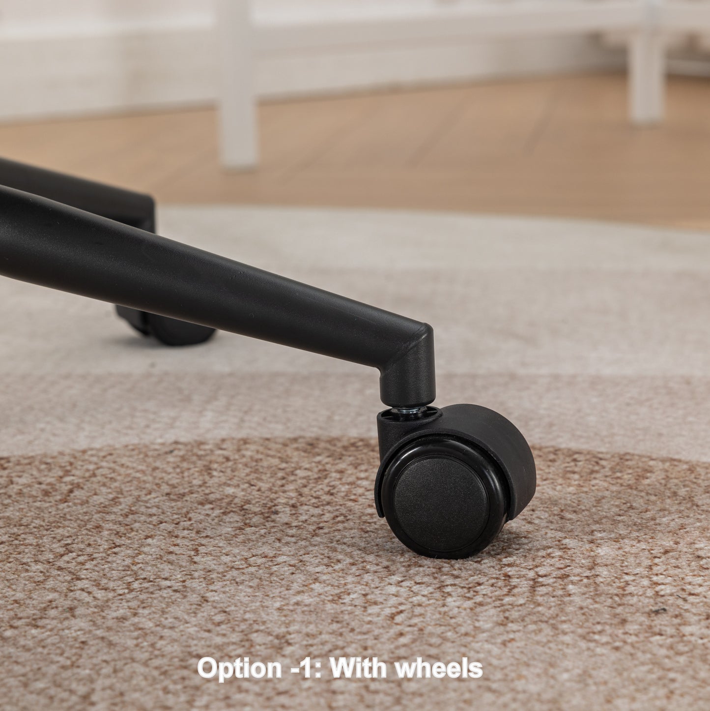 Bizerte Height-Adjustable Swivel Criss-Cross Office Chair with Wide Seat - Gray Vanity & Office Chair