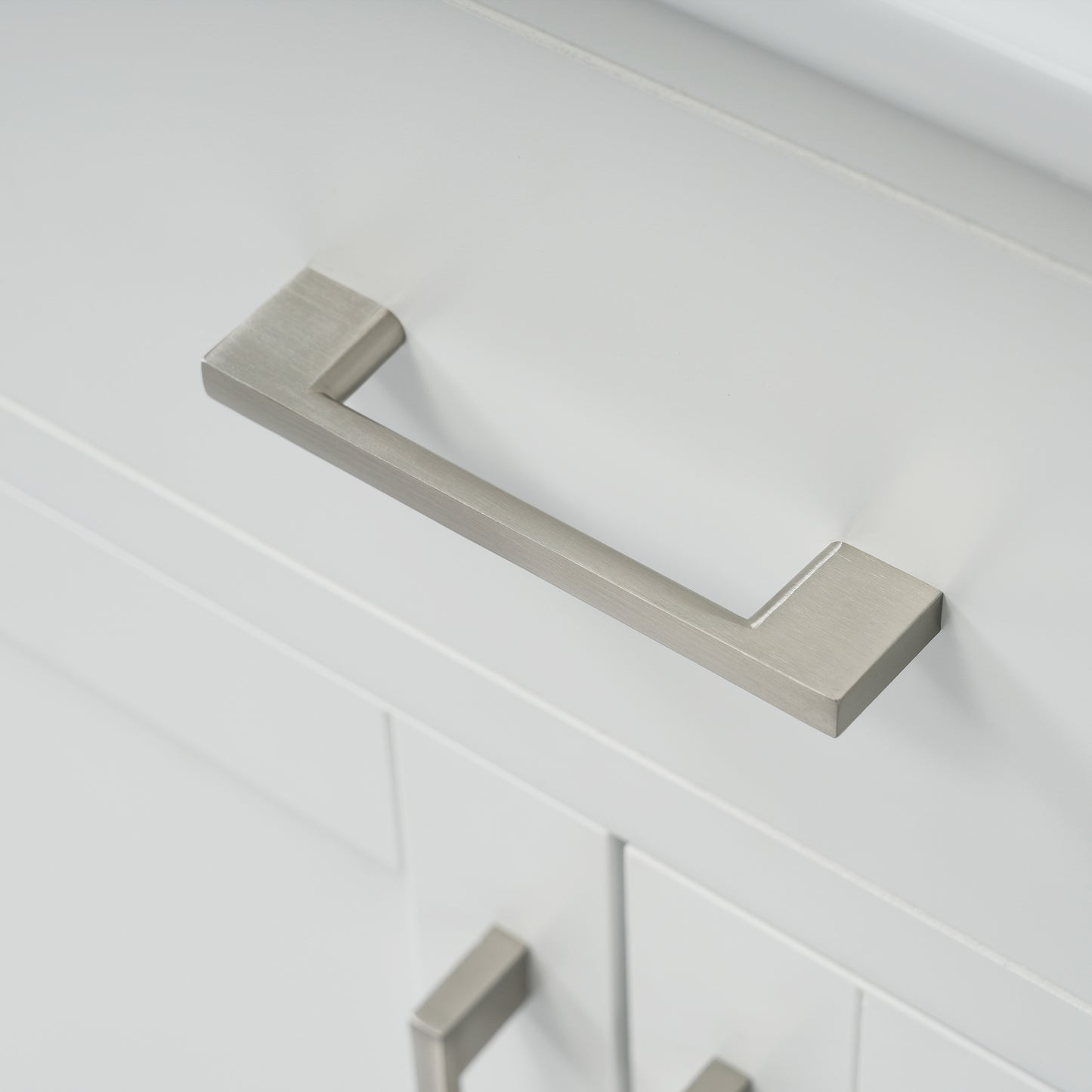 Elegant 30-Inch White Bathroom Vanity with Ceramic Sink and Ample Storage for Compact Spaces