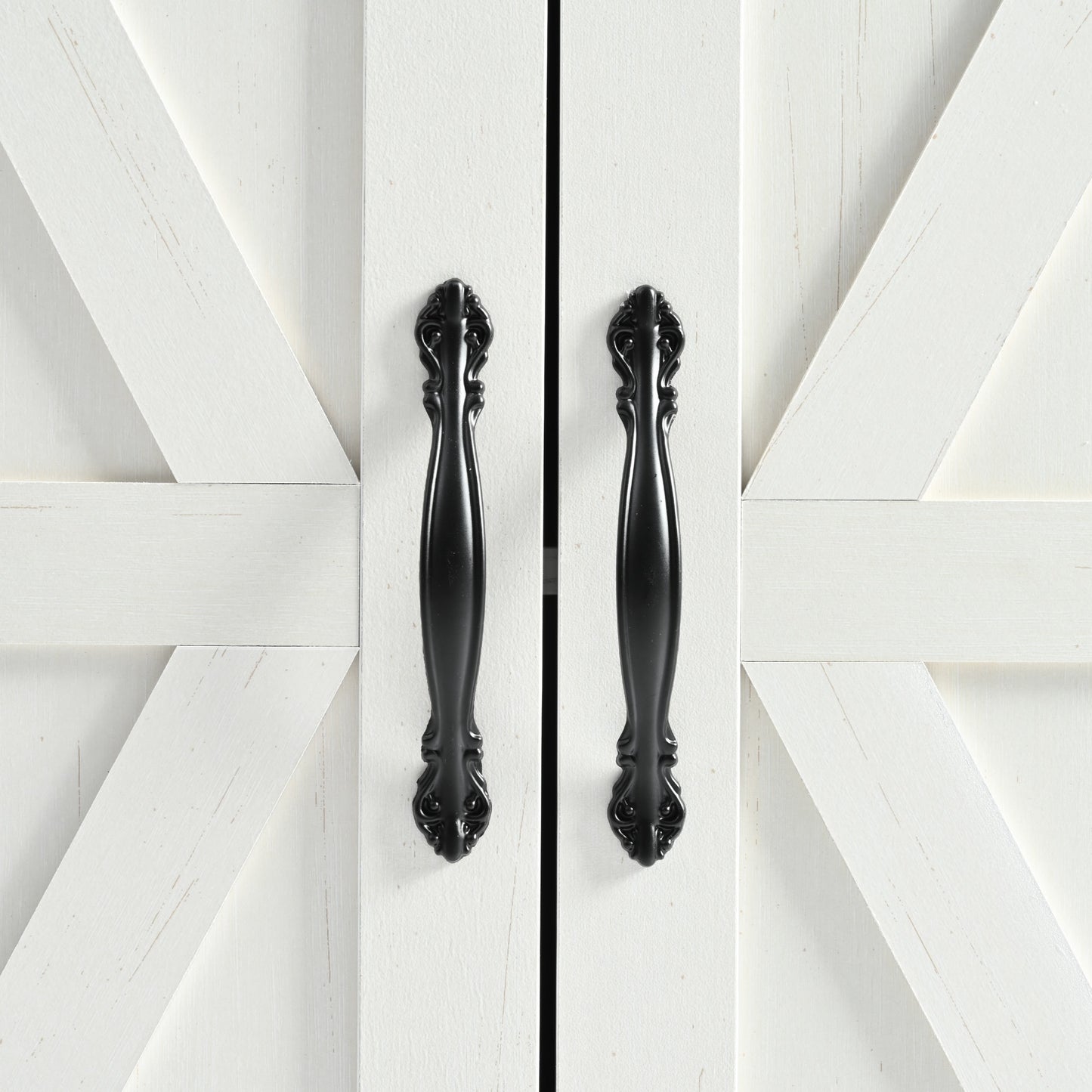 Farmhouse Rolling Kitchen Island with Power Outlet, Drop Leaf, Spice Rack, and Storage Drawers - 53.5'' White Cart for Kitchen and Dining Room