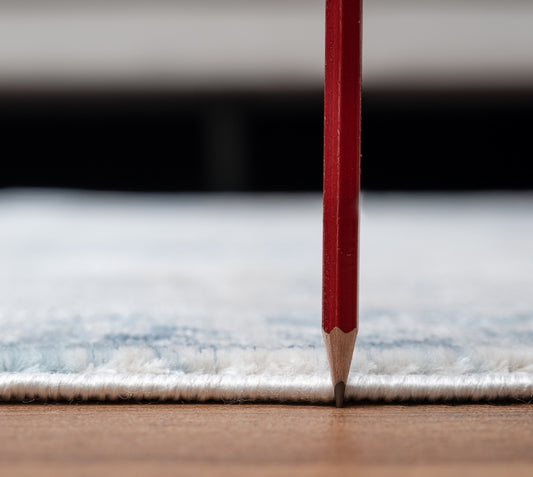 Abstract Pattern Area Rug, 5 ft 3 in x 7 ft 3 in, Polyester, Low Pile, Stain-Resistant, Entryway Rug, Beige