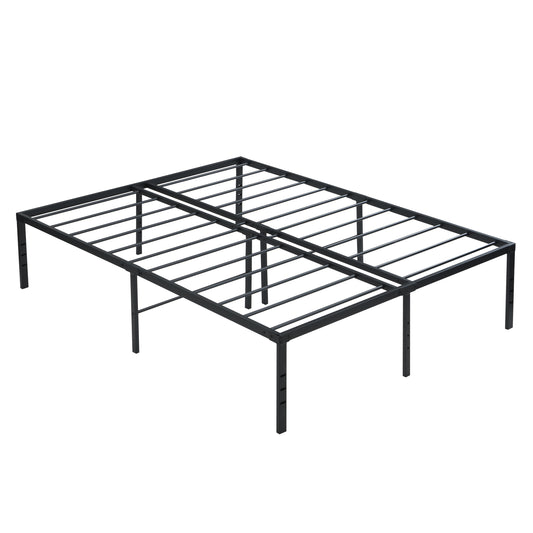 King Size Bed Frame with Reinforced Metal Structure, Quiet and Sturdy, Easy Assembly, 79.9 x 78, Black