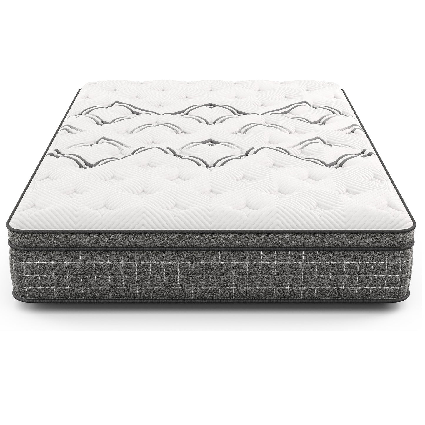Twin-Soto Copper Infused Euro-Top Hybrid Mattress - 12.5" Medium Comfort